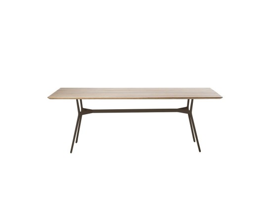 9350-Branch_dining-table_210cm_teak-top_WENGE