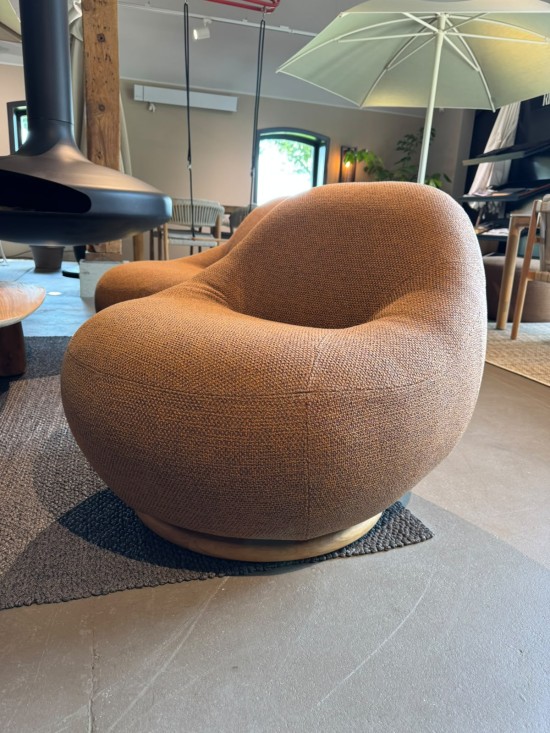 Cane-line Gem Loungechair Swivel Umber Brown_2