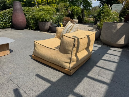 Roolf Silky Corner Gold met Teak onderstel_2